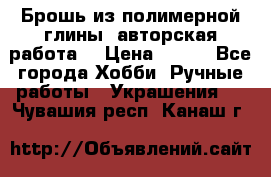 Брошь из полимерной глины, авторская работа. › Цена ­ 900 - Все города Хобби. Ручные работы » Украшения   . Чувашия респ.,Канаш г.